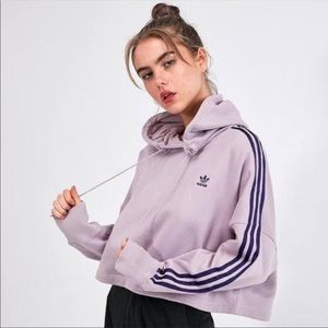 Adidas crop hoodie